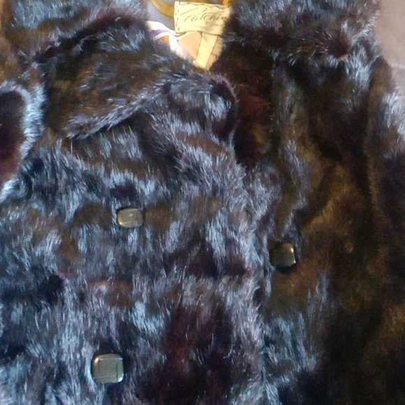 Vintage Dark Fur Coat - Picture 4 of 12